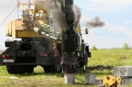 Момент удара по свае