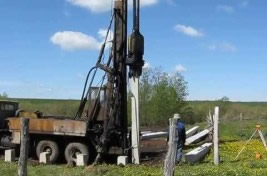 Ударный метод погружения сваи