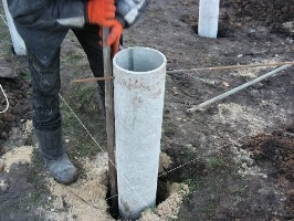 Монтаж асбестовой трубы