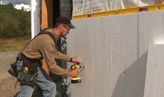styrofoam-insulation-foam-on-wall