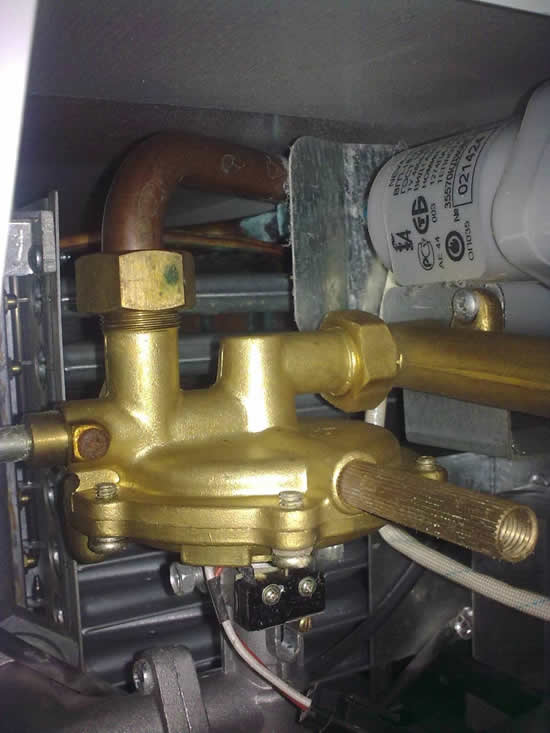 Установка газовой колонки