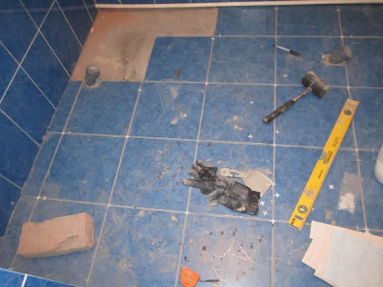 Укладка плитки в ванной