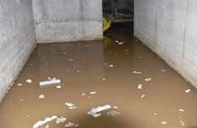 Затопление нижних помещений грунтовыми водами