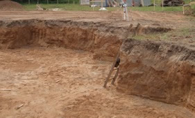 Земляной фундамент Земляной фундамент